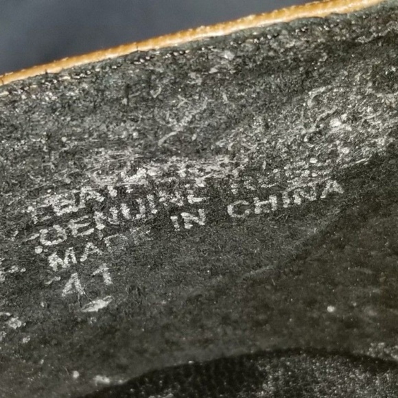 Tan Suede Mary Jane Heels 41 - Picture 3 of 5